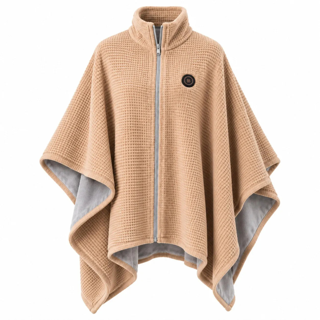 Portable Heated Shawl – Wearable Electric Heating Wrap