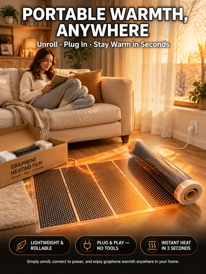 【Heats Up in 5 Seconds】German High-Tech Graphene Wall Heater