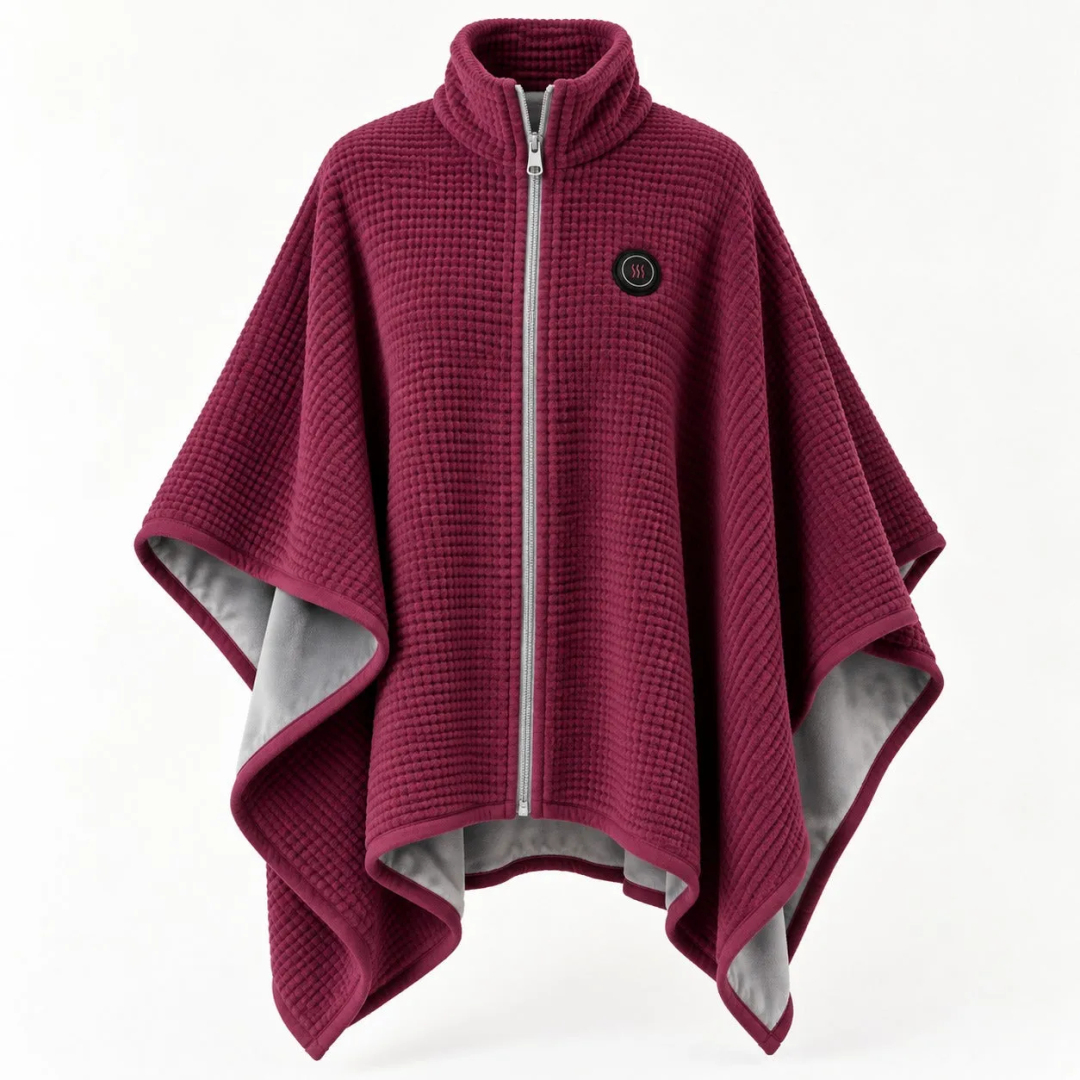 Portable Heated Shawl – Wearable Electric Heating Wrap