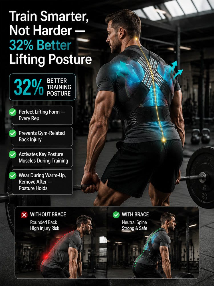 Essential Body Care Posture Support Belt