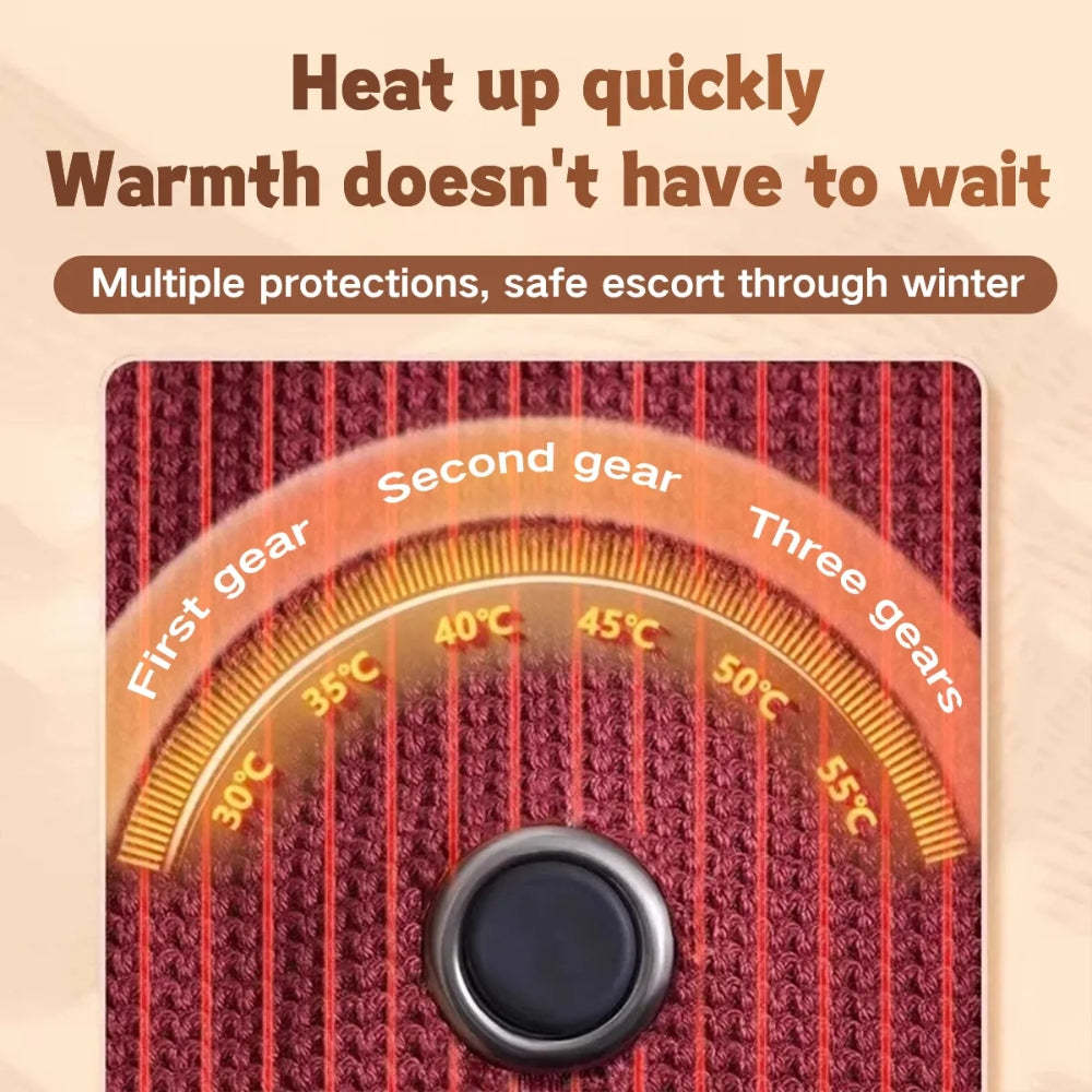Portable Heated Shawl – Wearable Electric Heating Wrap