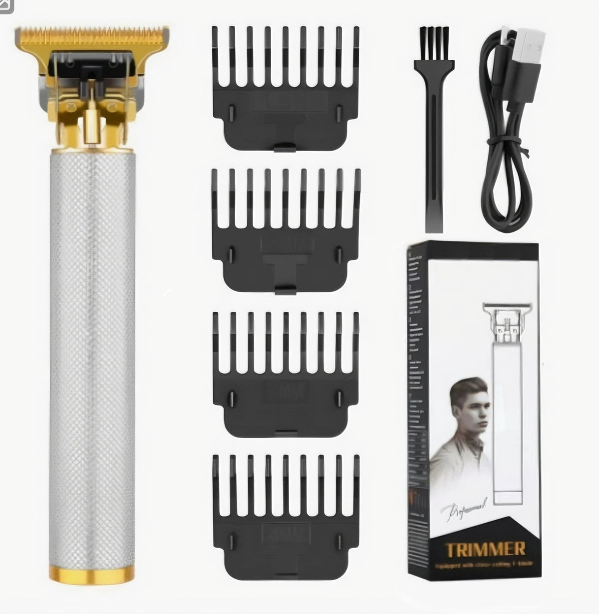 Silent and no-stuck hair Electric oil-cut carving hair clipper【👍Haircut, Shave, and Hair Removal in One!】【👍Lifetime warranty; free replacement for any issues within one year!！】