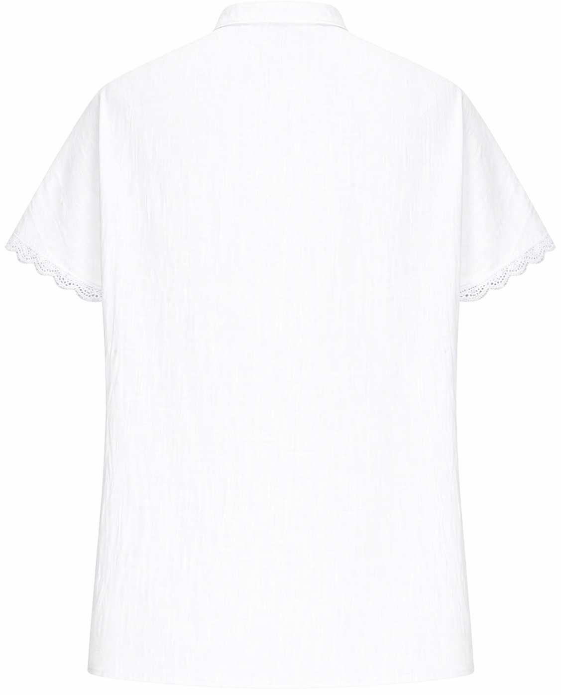 Womens V-Neck Cotton Linen Tops Short Sleeve Lace Trim Boho Shirt Casual Loose Fit Tshirts Soft Holiday Blouse