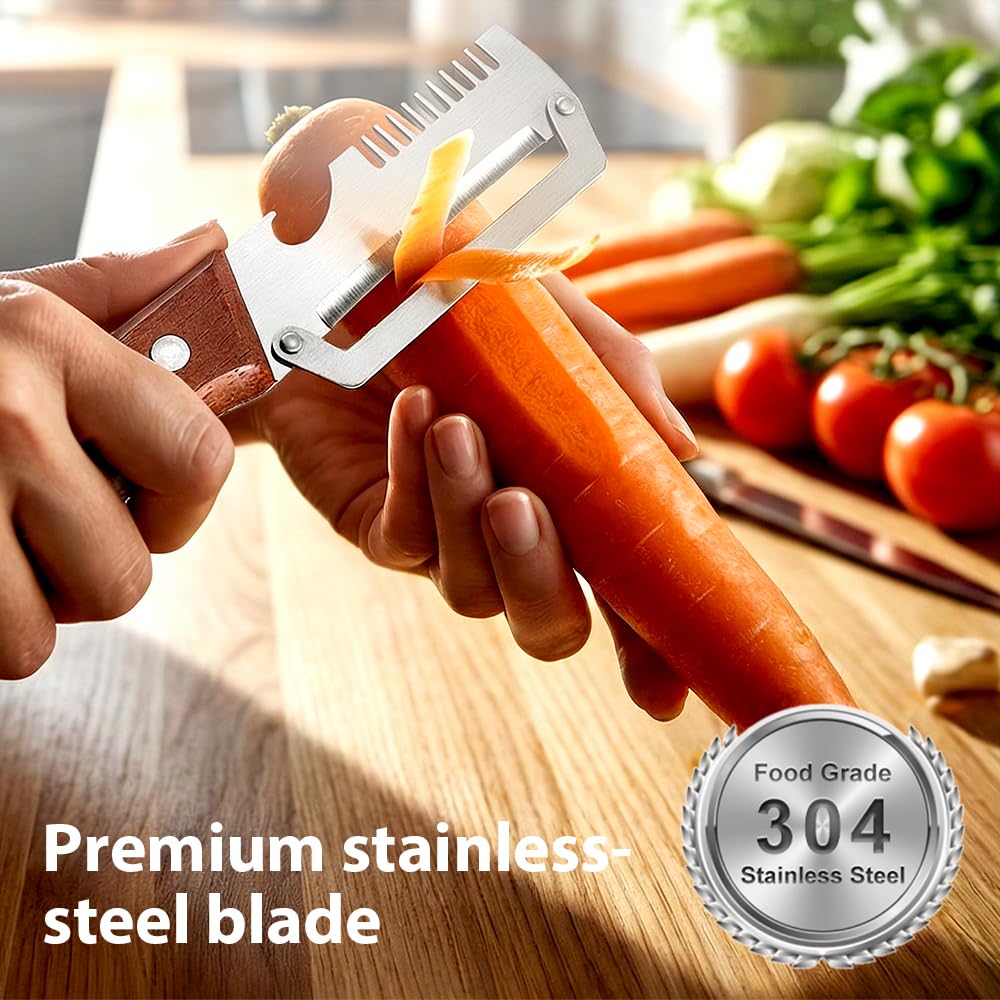 2-Piece Multi-Functional Vegetable Peeler