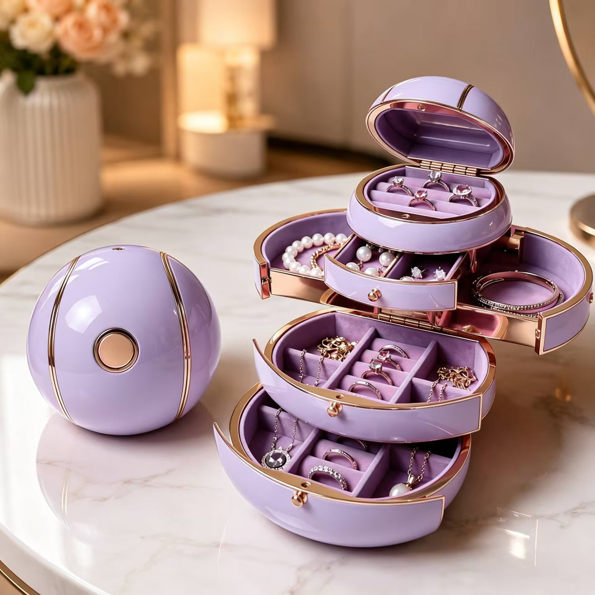 Magic Sphere Jewelry Organizer That Makes Every Opening Feel Like a Gift