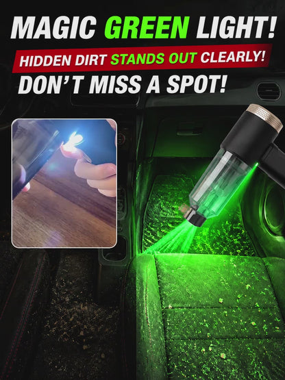 Blow Hidden Dirt Out, Vacuum It Up, Inflate & Deflate—in Seconds with One German-Precision 4-in-1 Car Detailer.
