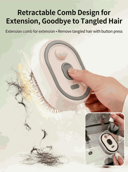 A multifunctional, leave-in essential oil hair care comb with red light therapy—instantly smooths hair, provides salon-grade scalp care, effectively prevents hair loss, and promotes hair regrowth!